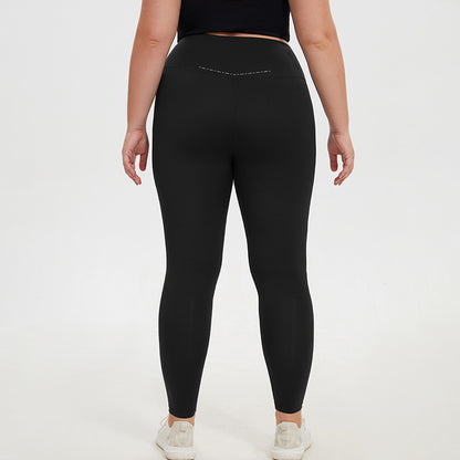 Women Fashion Casual Plus Size High Waist Tight Hip Yoga Pants