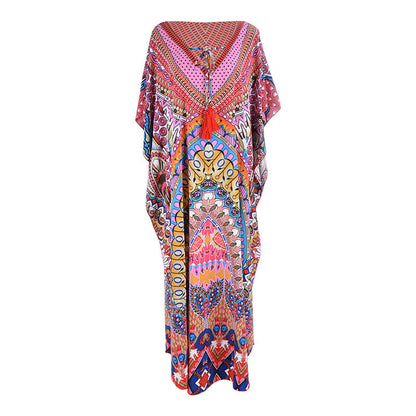 Traje de baño de playa estampado para mujer, estilo casual, para vacaciones