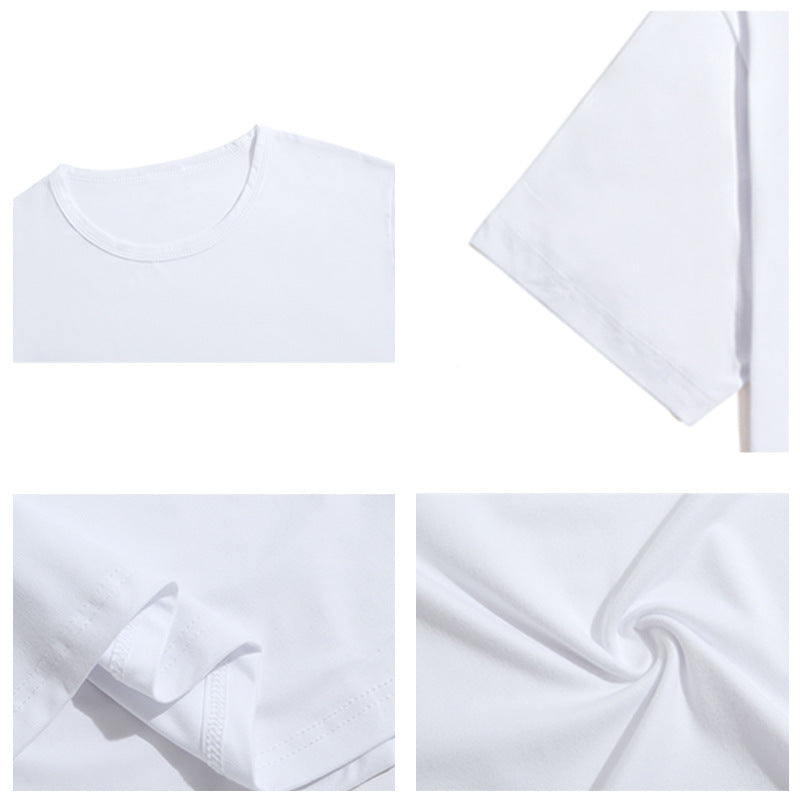 Camiseta informal de manga corta con cuello redondo y estampado de letras "One Lucky Mama" para mujer