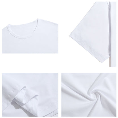 Camiseta informal de manga corta con cuello redondo y estampado de letras "One Lucky Mama" para mujer