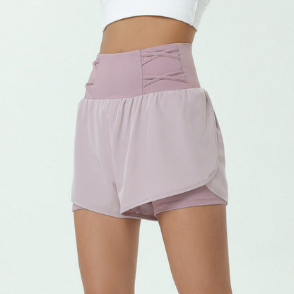 Pantalones cortos de entrenamiento casual para mujer