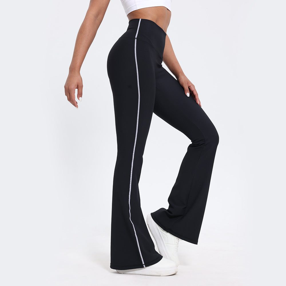 Mallas deportivas informales de cintura alta para mujer, para entrenamiento, fitness, correr y levantar caderas