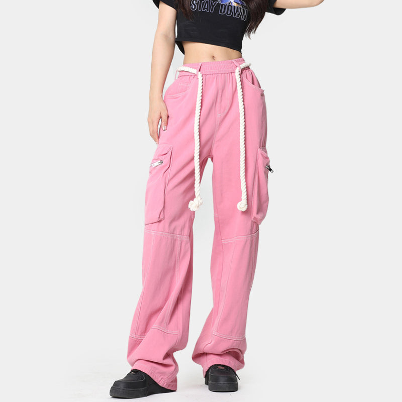 Women Street Casual Pocket Cargo Pants