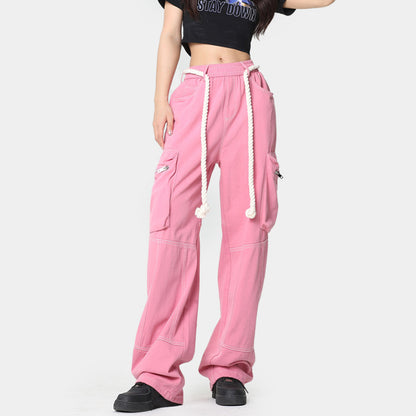Women Street Casual Pocket Cargo Pants