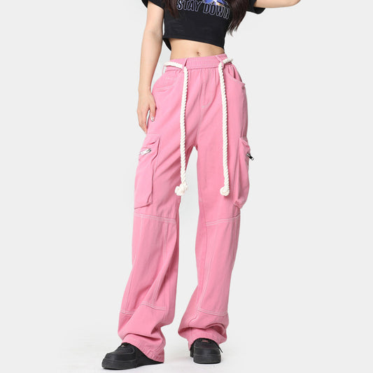 Women Street Casual Pocket Cargo Pants