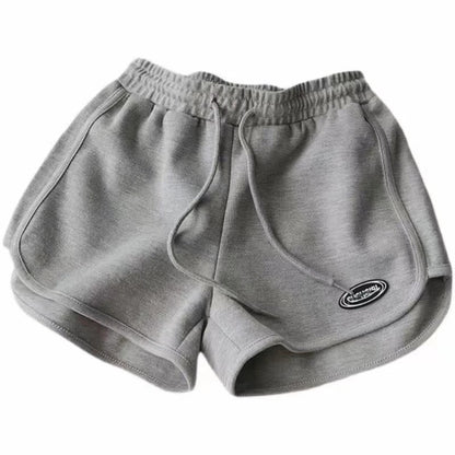 Women Casual Loose High Waist Wide Leg Sports Shorts