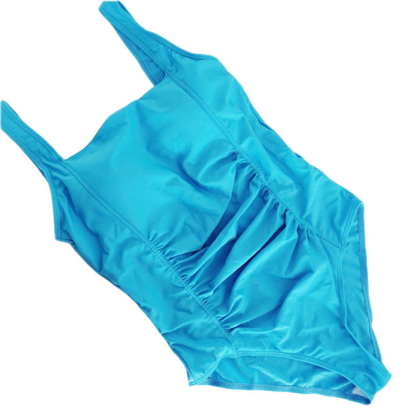 Traje de baño de una pieza con estampado de lunares informal de verano para mujer