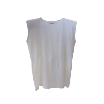 Women Casual Loose Solid Color Sleeveless Tank Top