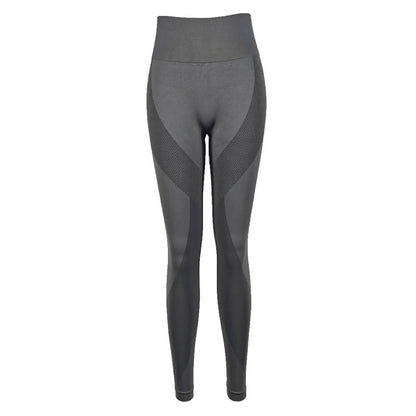 Pantalones deportivos ajustados de cintura alta para mujer, informales, de secado rápido y ajustados, de nueve minutos