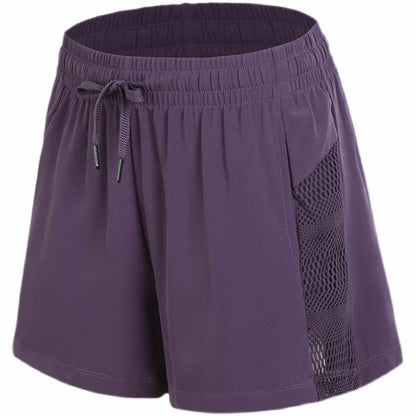 Pantalones cortos deportivos holgados e informales con doble bolsillo para mujer, para correr y hacer ejercicio, a la moda de verano