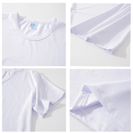 Camiseta informal de manga corta con estampado de corazón para mujer