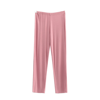 Pantalones de vientre ajustables de color sólido casuales de moda para mujeres embarazadas