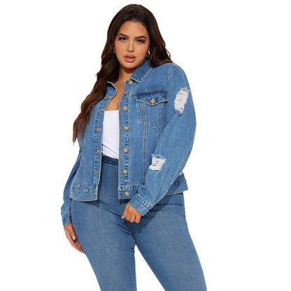 Chaqueta vaquera informal Rick de moda para mujer