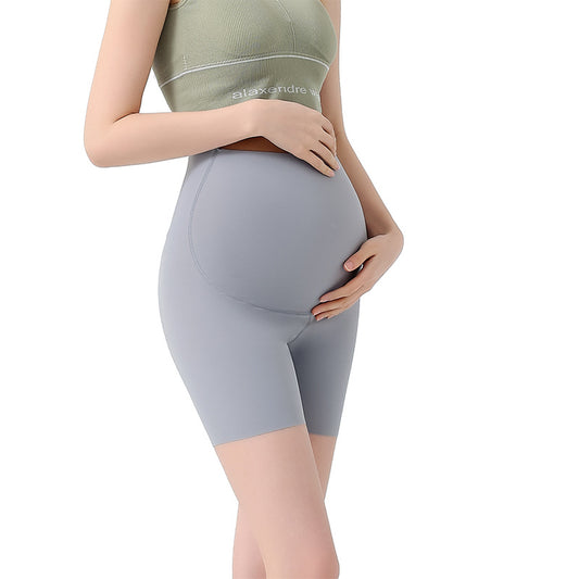 Pantalones cortos casuales de cintura alta con soporte abdominal para embarazadas de verano
