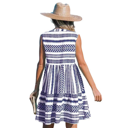 Bohemian Women Casual Print Dress