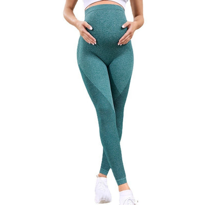 Pantalones de yoga y pilates de cintura alta para mujeres embarazadas