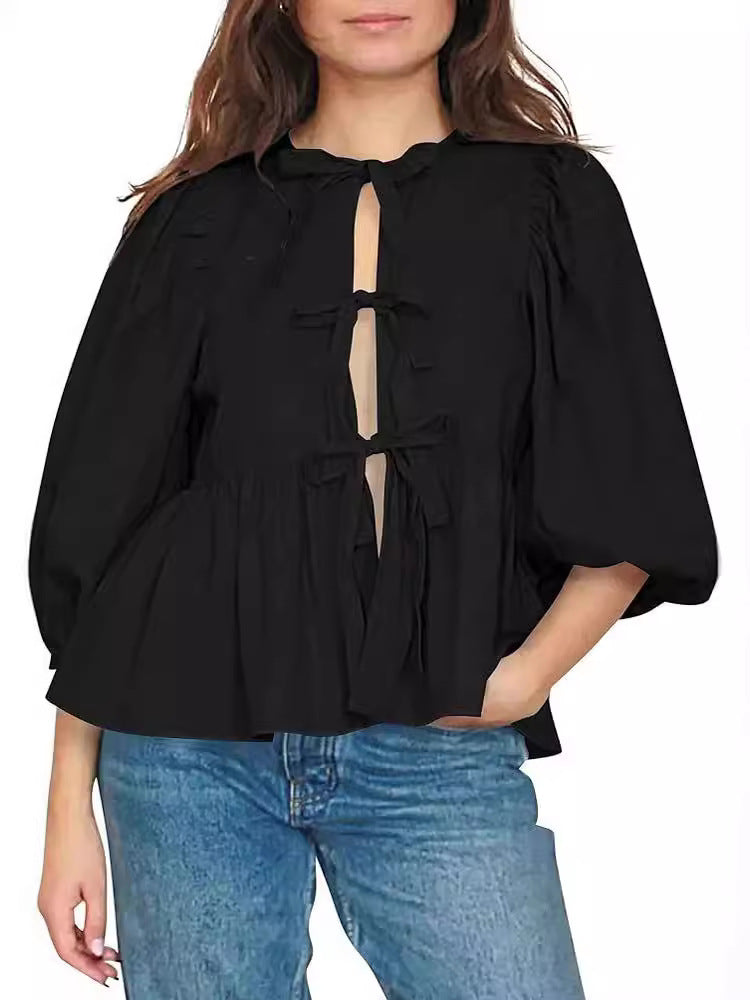 Blusas casuales dulces con tirantes y rayas para mujer