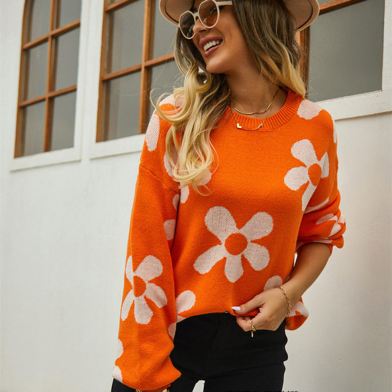 Women Casual Autumn And Winter Knitted Sweater