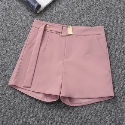 S-3XL Women Summer Casual Loose High Waist Wide Leg A-Line Shorts