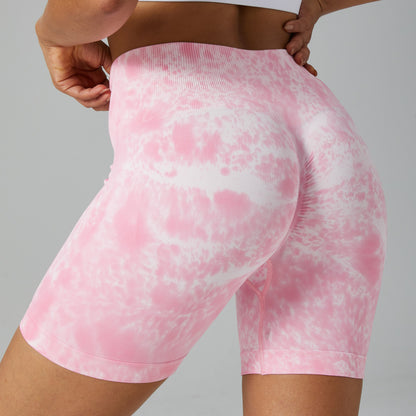Pantalones de yoga deportivos ajustados de cintura alta y elásticos informales a la moda para mujer