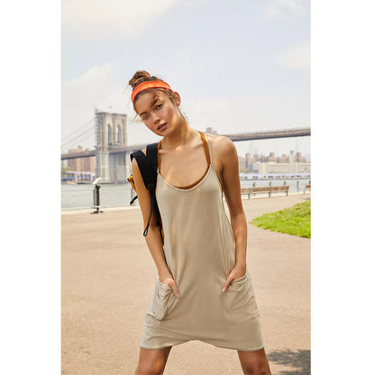 Women'S Fashion Casual Pocket Suspenders Rompers