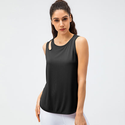 Women'S Loose Casual Quick Dry Breathable Yoga Sports Vest
