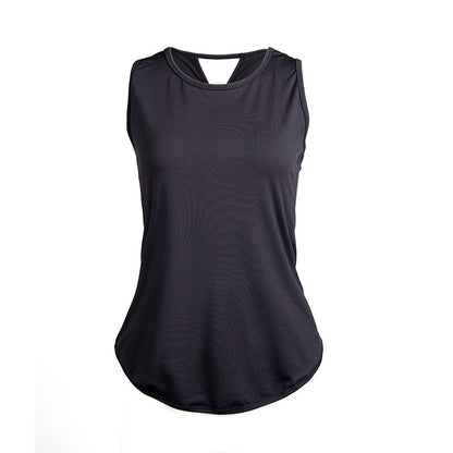 Chaleco deportivo de yoga transpirable e informal para mujer