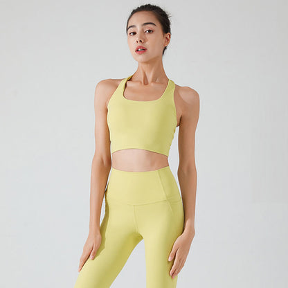 Chaleco deportivo informal holgado de color liso con cuello halter, sin espalda y sin mangas para mujer