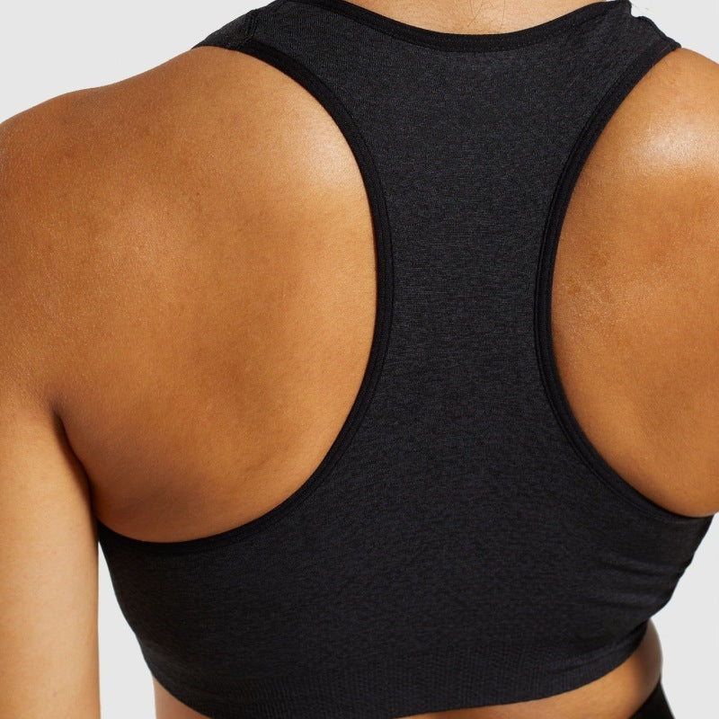 Fashion Solid Color Casual Women'S Sleeveless Tight Sports Bra
