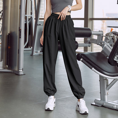 Women Casual Solid Color Loose Sport Joggers
