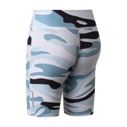Women'S Casual Fitness Quick-Drying Tight Sports Cropped Biker Shorts