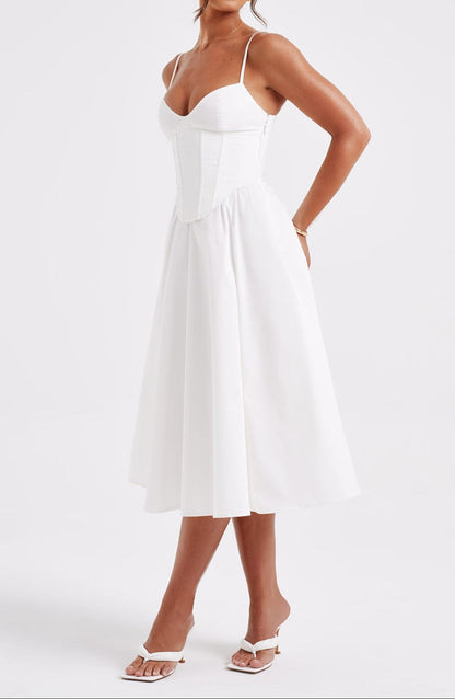 Candela Midi Dress - Ivory