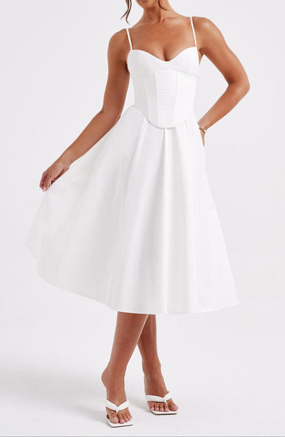 Candela Midi Dress - Ivory