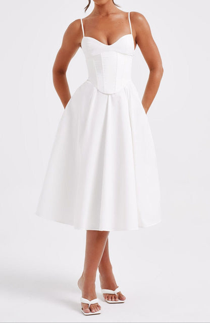 Candela Midi Dress - Ivory