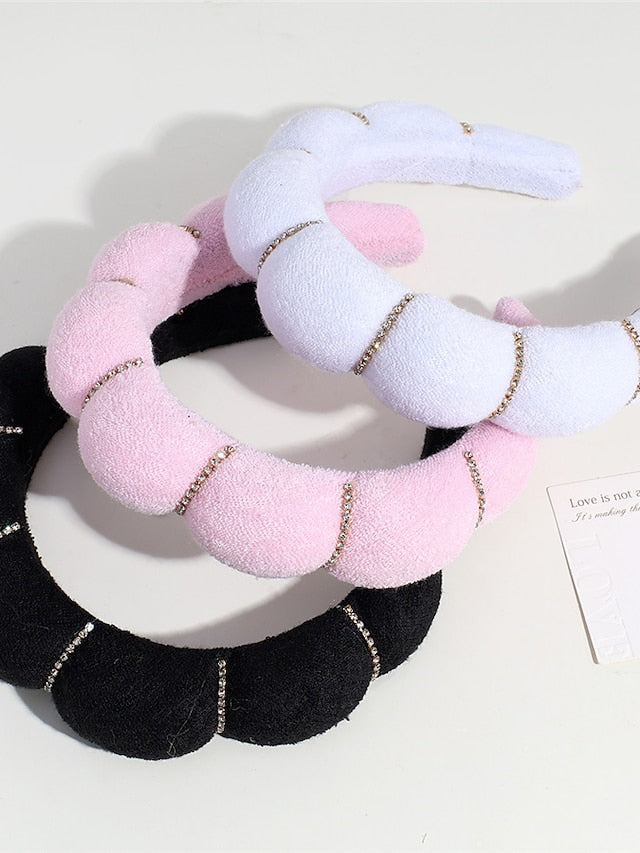 1PC Headbands Sponge Headband For Daily Face Washing Fabric for Women