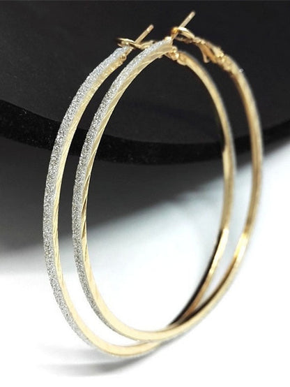 Earrings Chic & Modern Party Pure Color Earring / Wedding / Gold / Black / Silver / Fall for Women