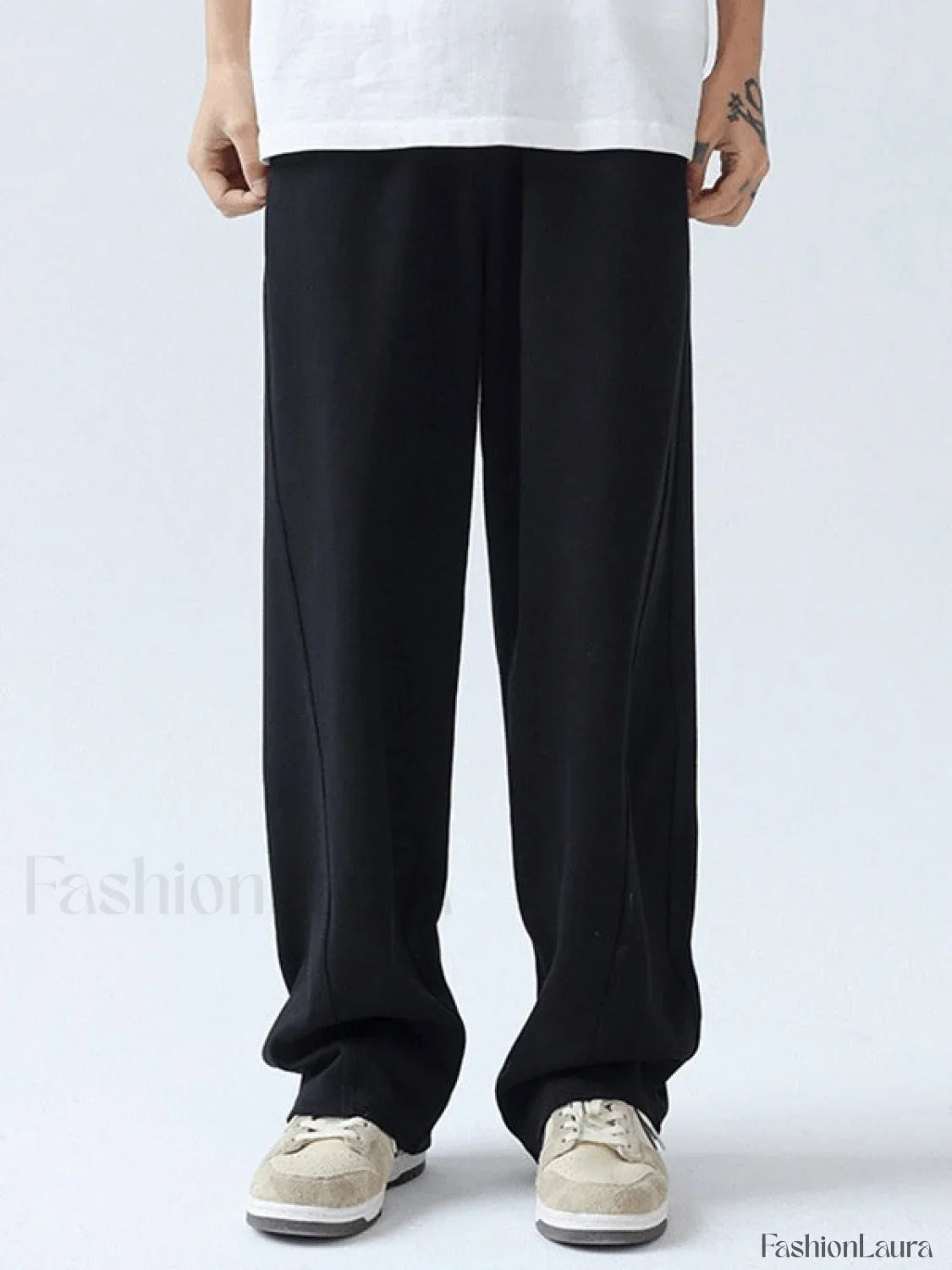 Men's Paneled Loose Casual Pants