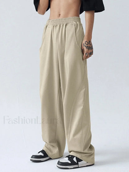 Men's Paneled Loose Casual Pants