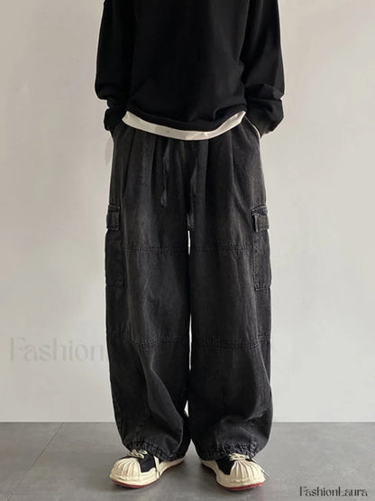 Men's Vintage Loose Cargo Jeans