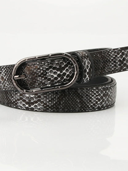 Belt PU Leather Green White Black Purple khaki Skinny Belt Solid Color for Women
