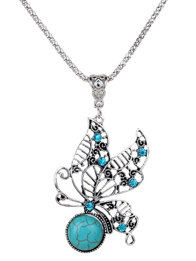 necklace Archaistic Street Butterfly Necklaces for Women
