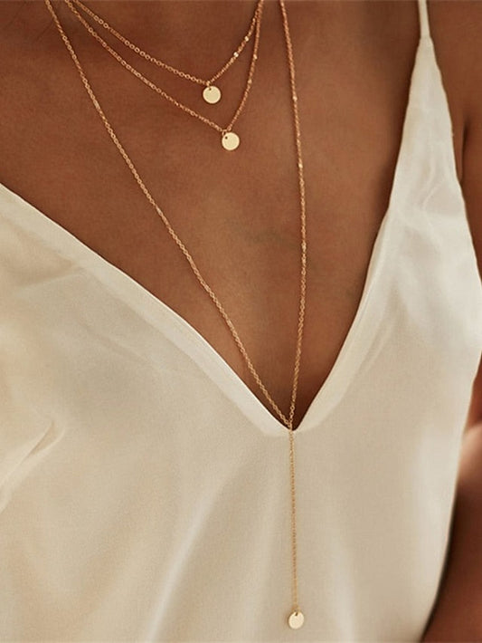 necklace Fashion Outdoor Pure Color Necklaces for Women