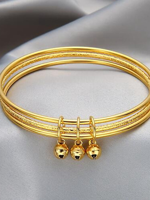Bracelet Bangles Classic Fashion Fashion Personalized Alloy Bracelet Jewelry Gold For Daily Date for Women