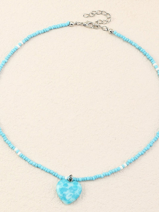 necklace Active Party Heart Necklaces / Blue / Fall / Winter / Spring / Summer for Women