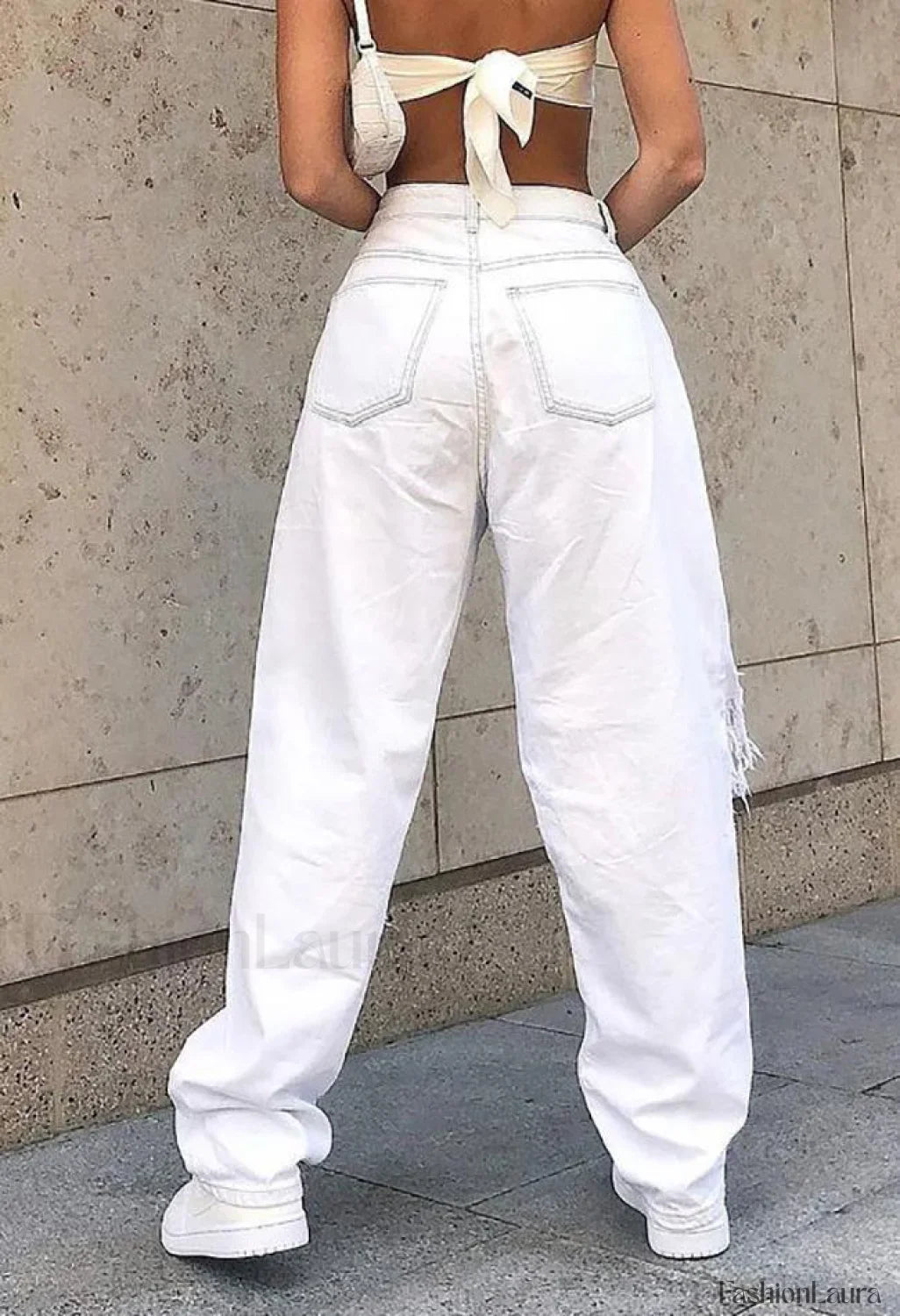 Mid Rise Extra Ripped Jeans