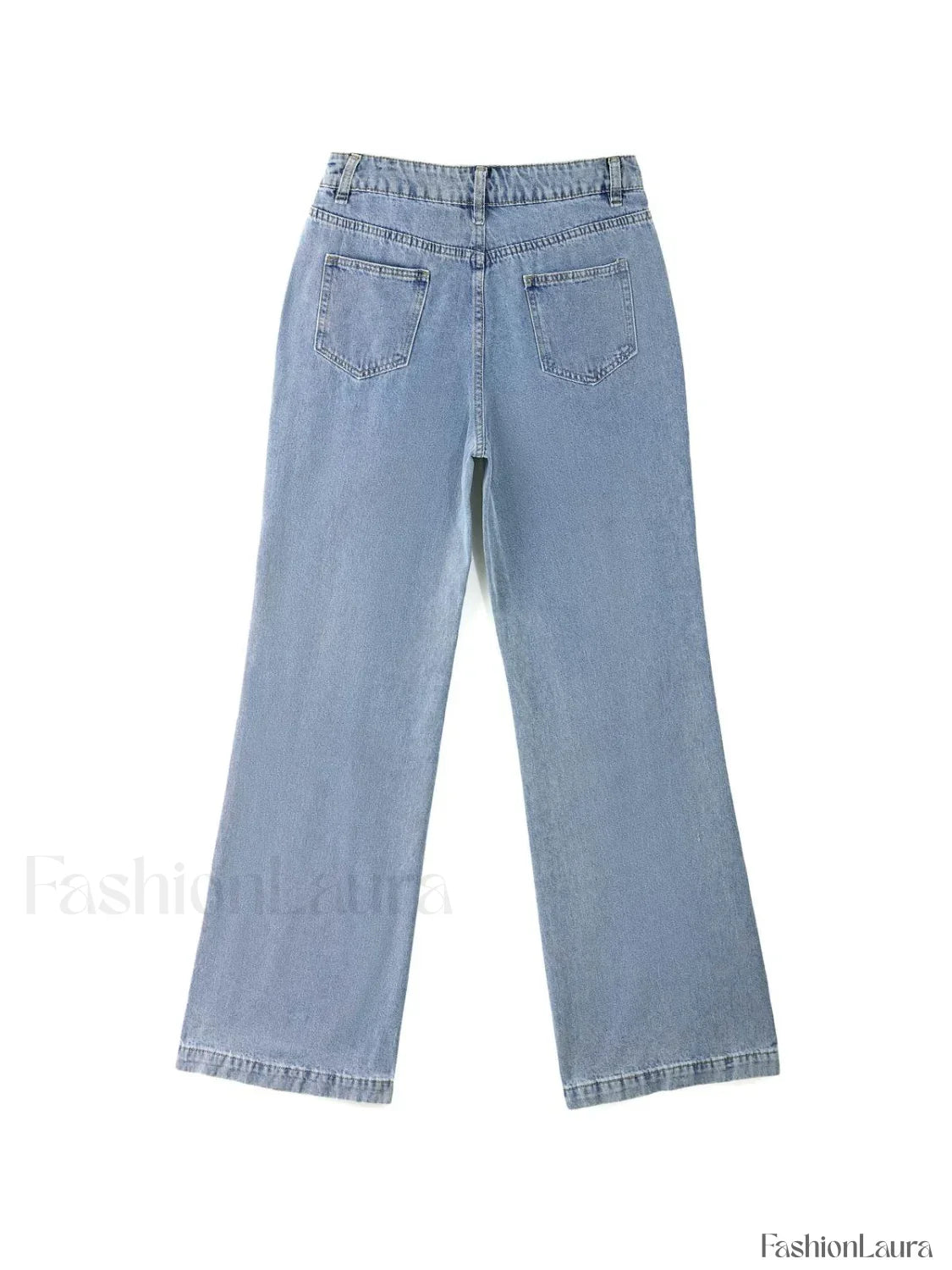 Mid Waist Washed Boyfriend Jeans