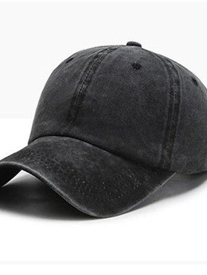 Baseball Cap Adjustable Buckle Pure Color Sports for Women