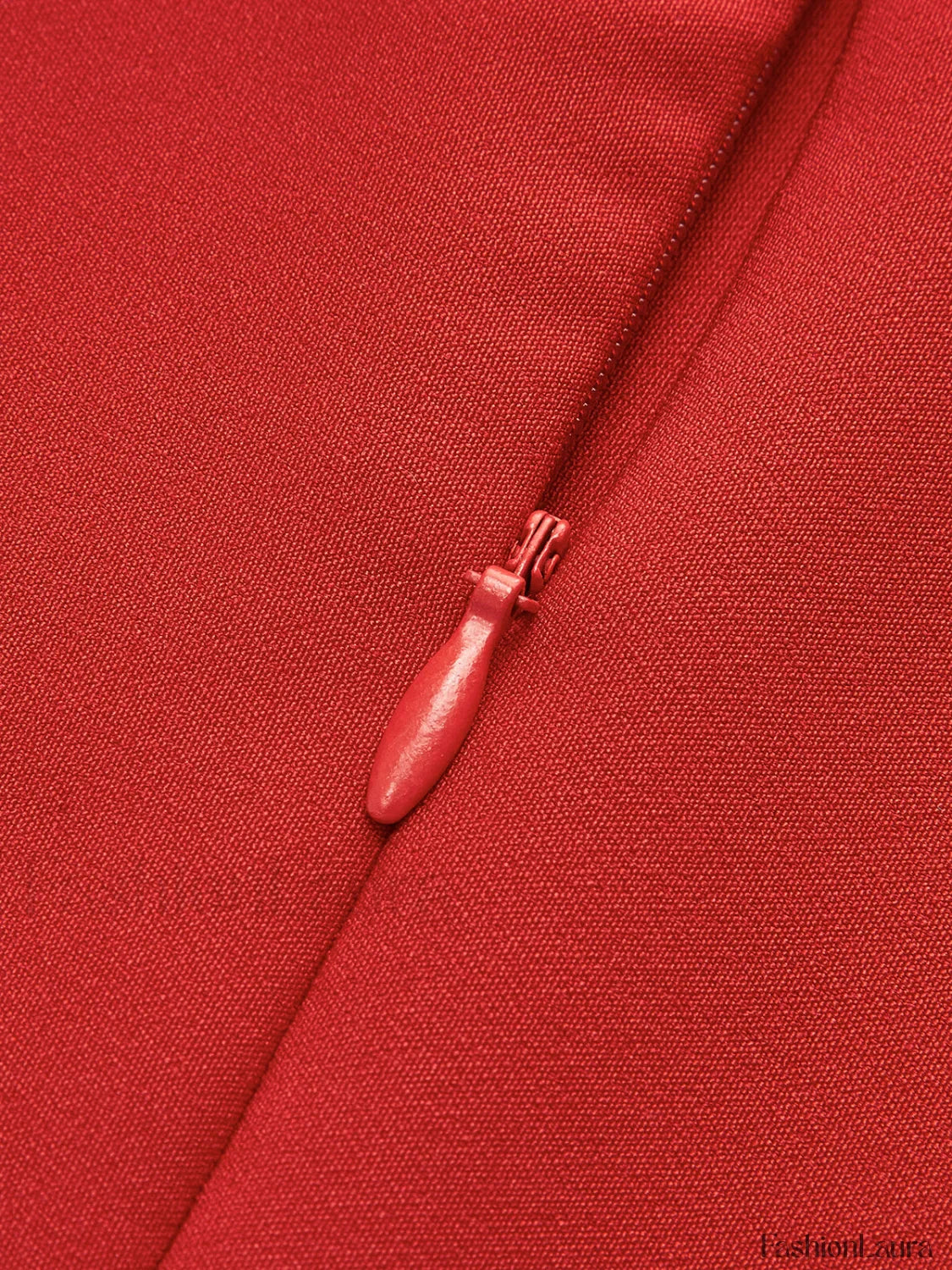 Minimalist Plain Mock Neck Dress