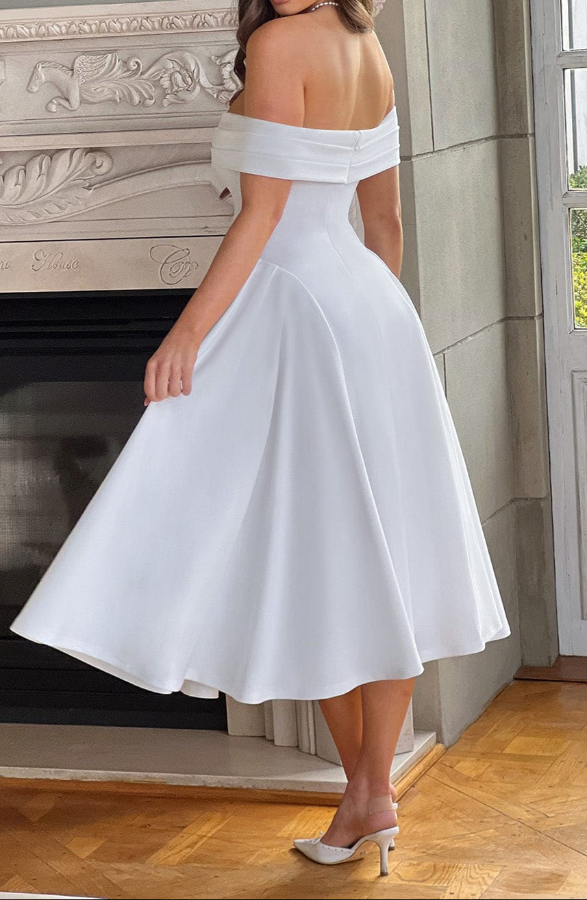 Rafaella Midi Dress - White