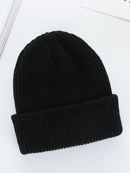 Hat Beanie / Slouchy Light Pink Black Wine Outdoor Street Dailywear Knit Pure Color Comfort Warm Breathable for Women